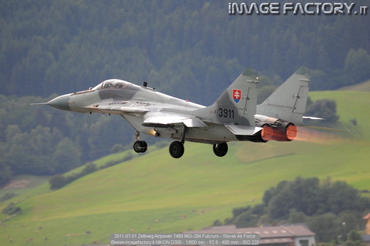 2011-07-01 Zeltweg Airpower 7460 MiG-29A Fulcrum - Slovak Air Force